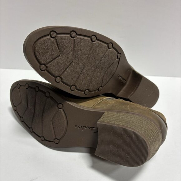 Clark’s Women’s Charlten Rae Brown Ankle Booties, Size 7 M - Picture 5 of 6